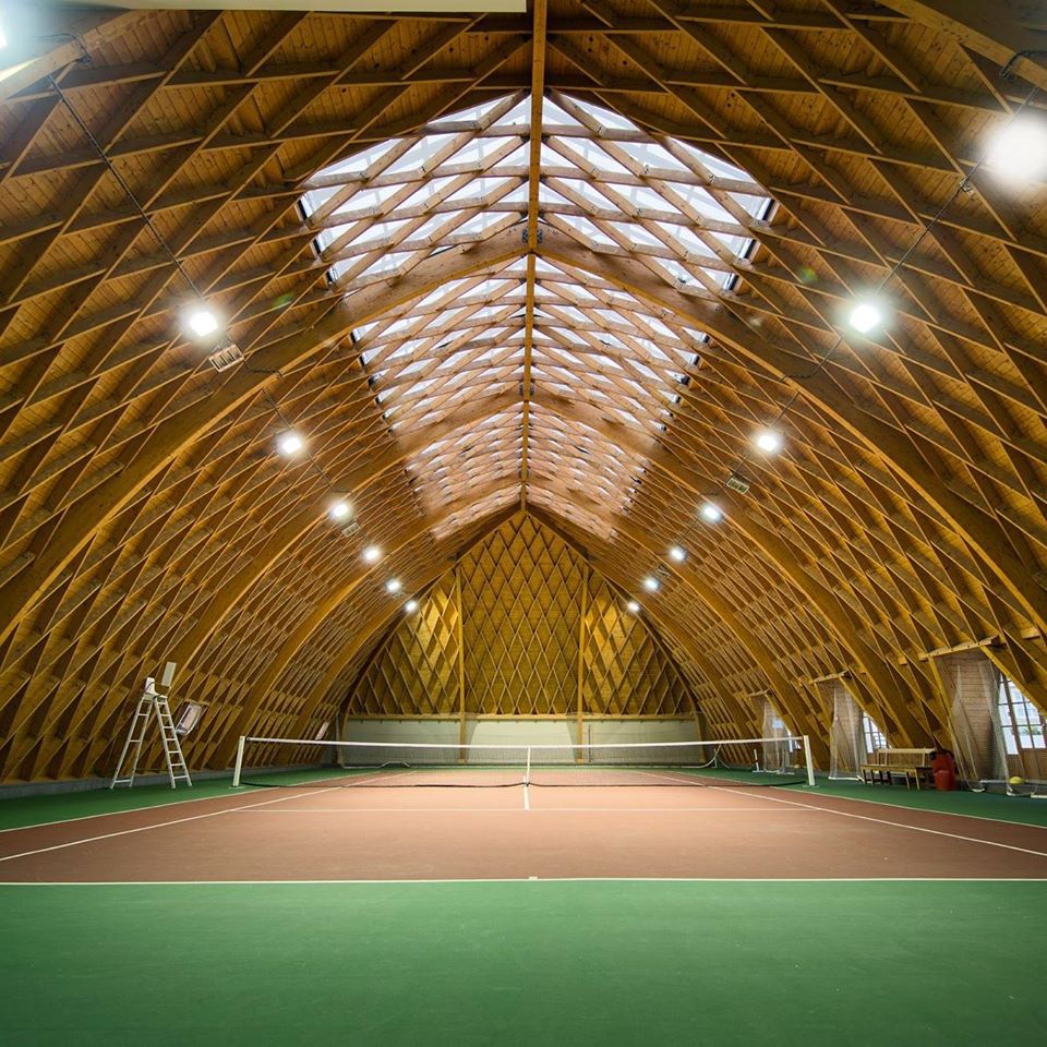 Imagen de las pistas del Club de Tenis de la Cavalerie