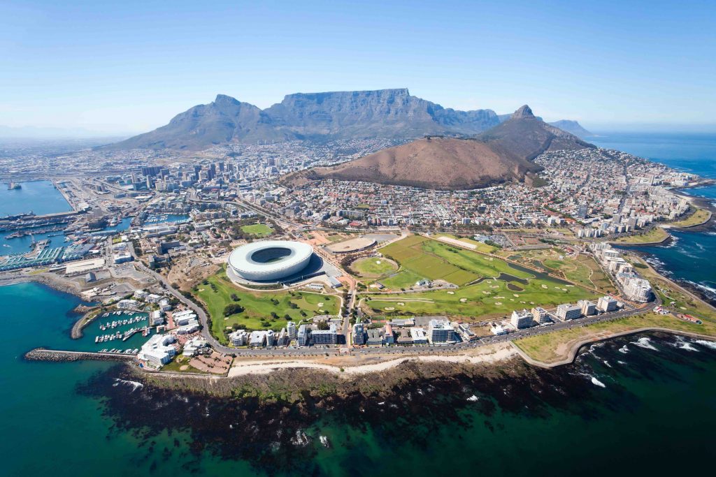 Imagen panorámica de Ciudad del Cabo