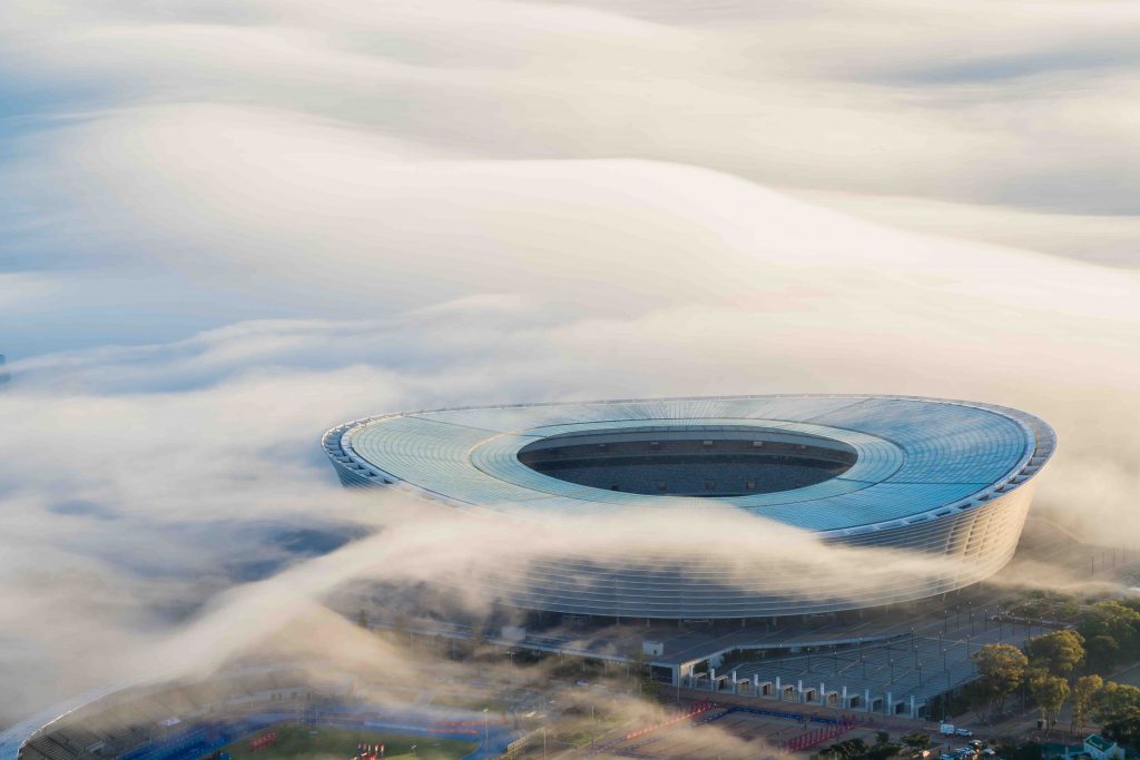 Estadio de fútbol de Ciudad del Cabo, símbolo de diseño