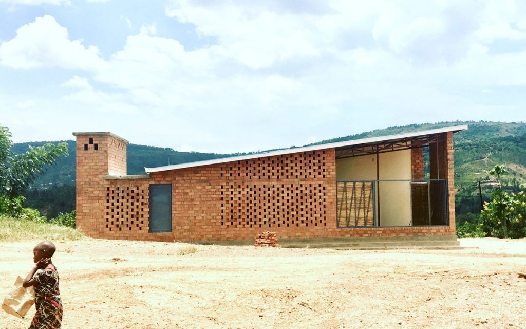 Prototype Village House using brick.