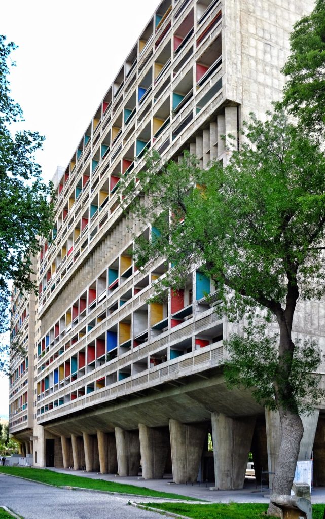 Brutalist building in Marseilles.