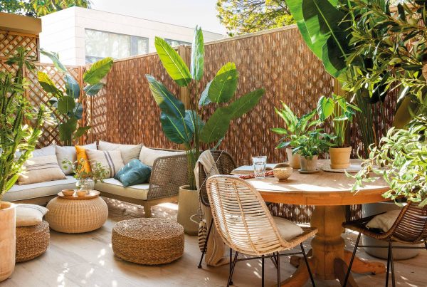 Plants and screens can be added to open spaces.
