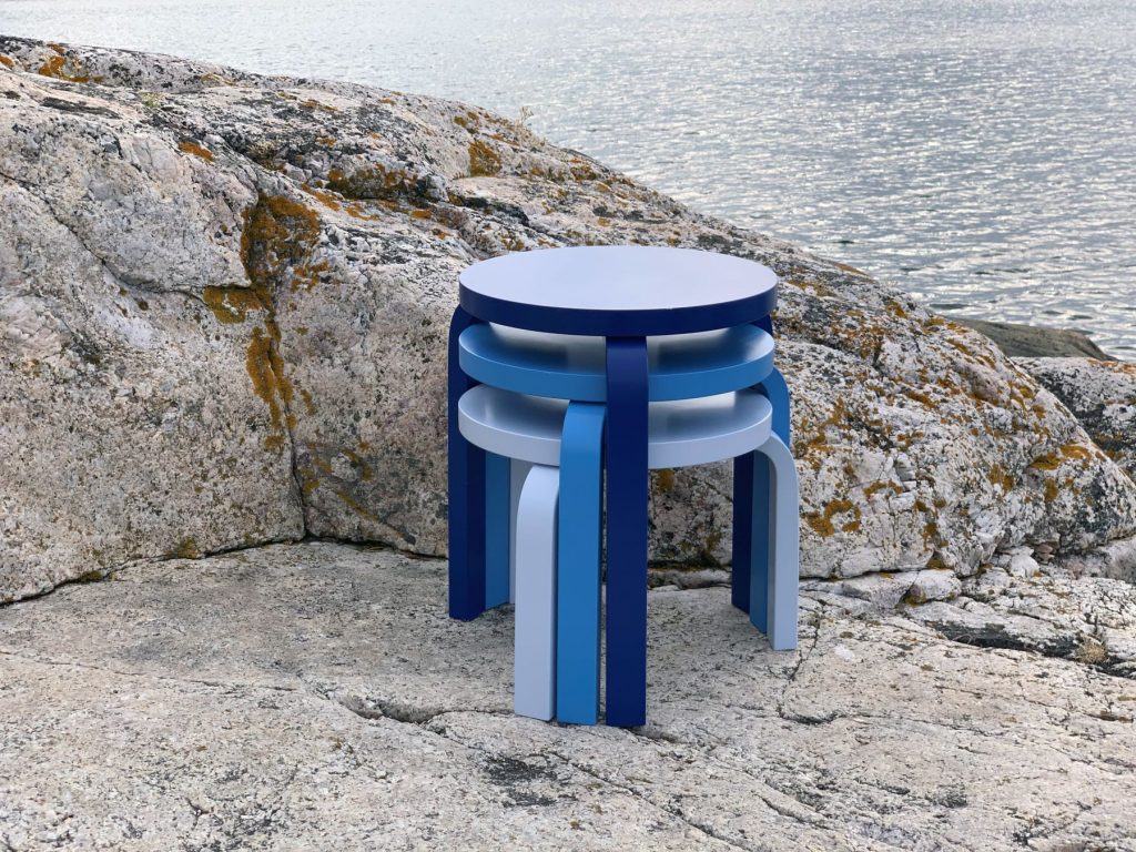 Stool 60 Nesting Set Artek-and-Alvaro-Aalto-COMPAC