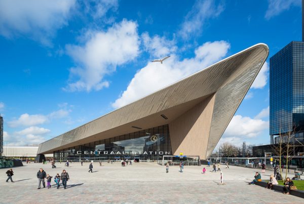 Railway stations by Benthem Crouwel Architects and MVSA Architects.