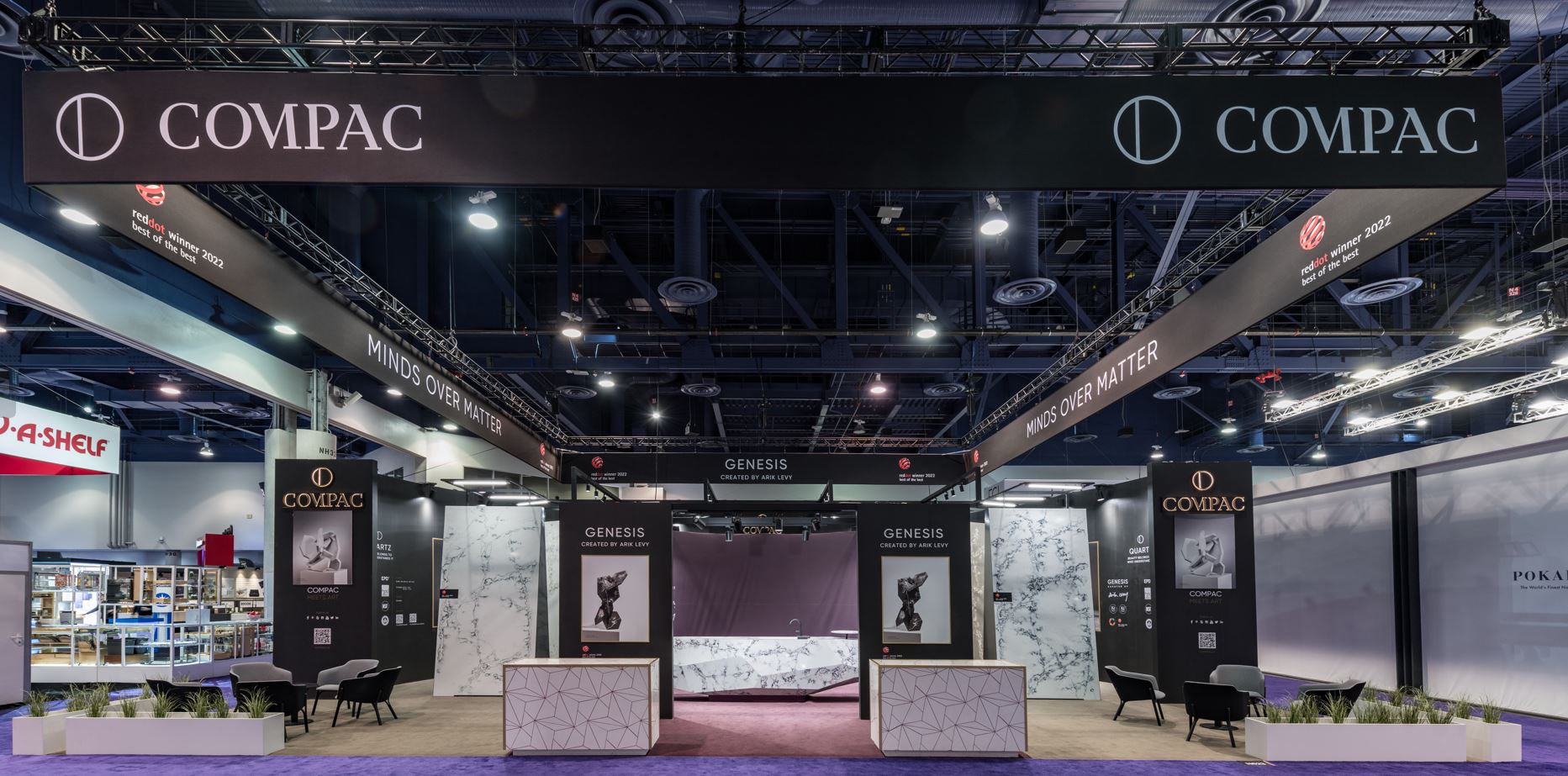 El universo artístico de COMPAC® despierta la creatividad en KBIS 2023