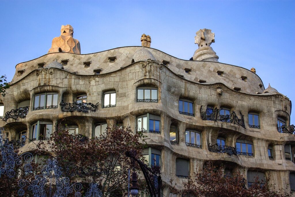 Casa Milà in Barcelona,