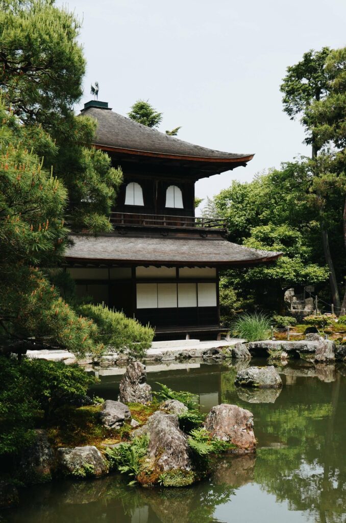 Casa de té o “chashitsu” en Kioto, Japón