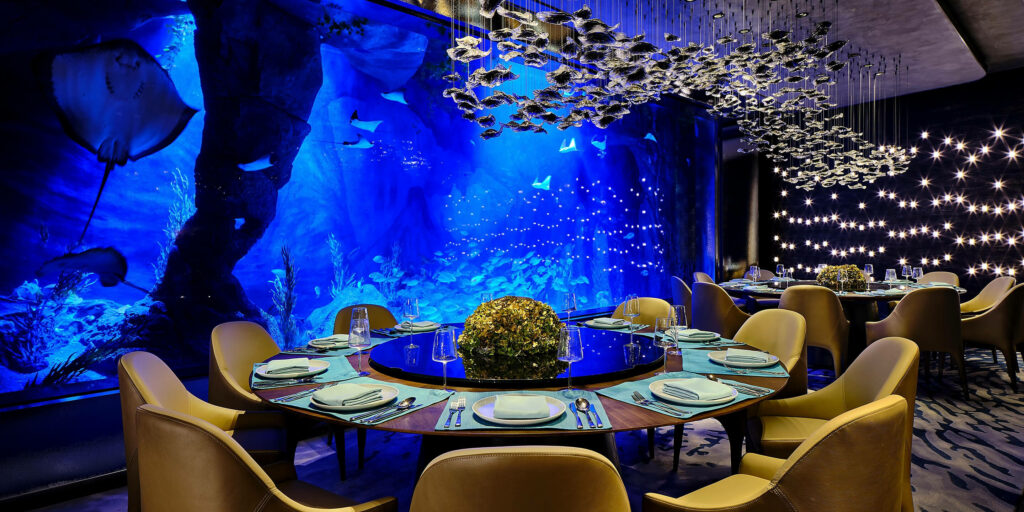 Intercontinental Hotel Restaurant Shanghai Wonderland – Shanghai, China.