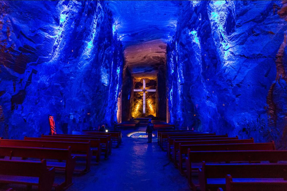 Interior de la Catedral de Sal – Zipaquira, Colombia