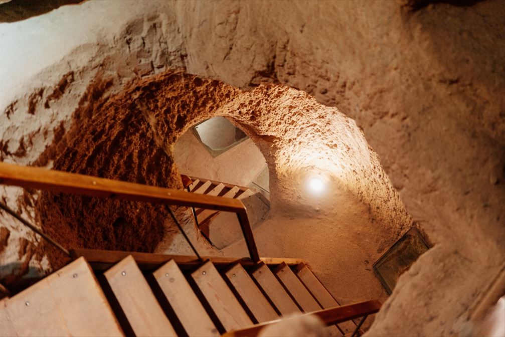 Interior of the Derinkuyu tunnels – Turkey.