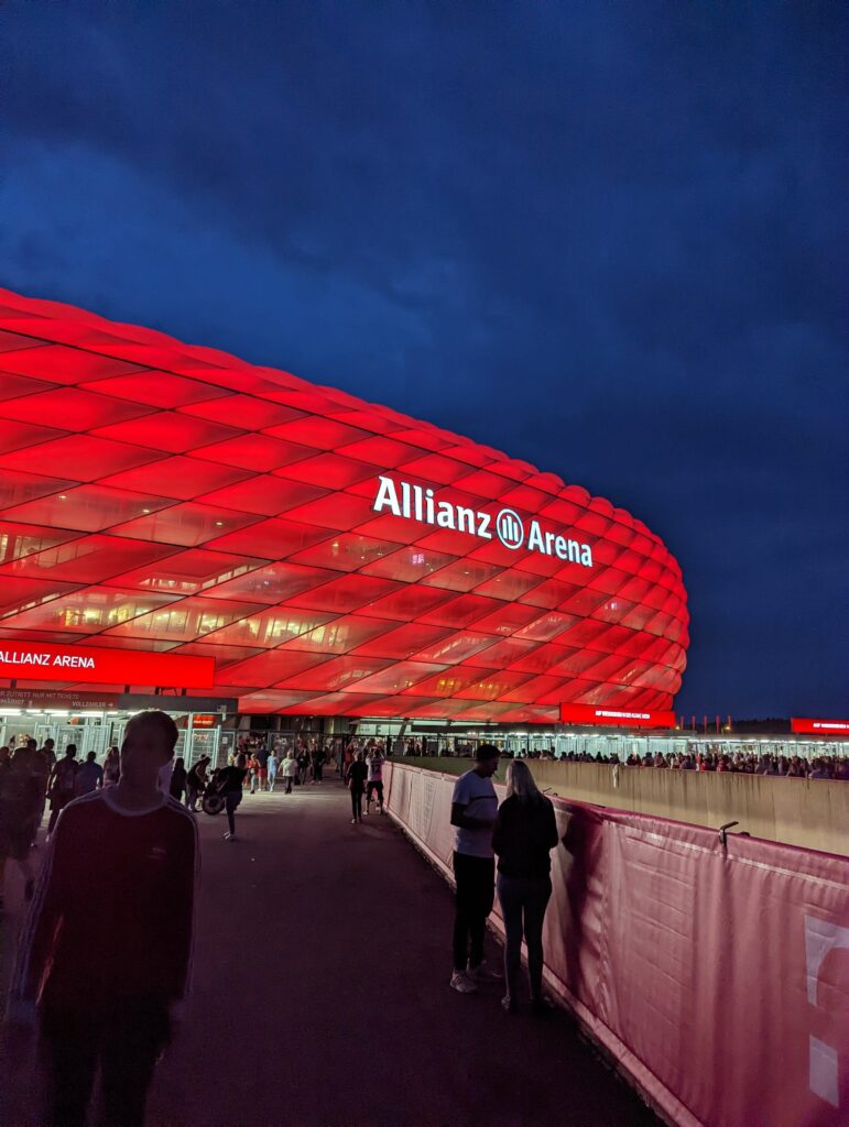 Estadio Allianz Arena en Múnich, Alemania