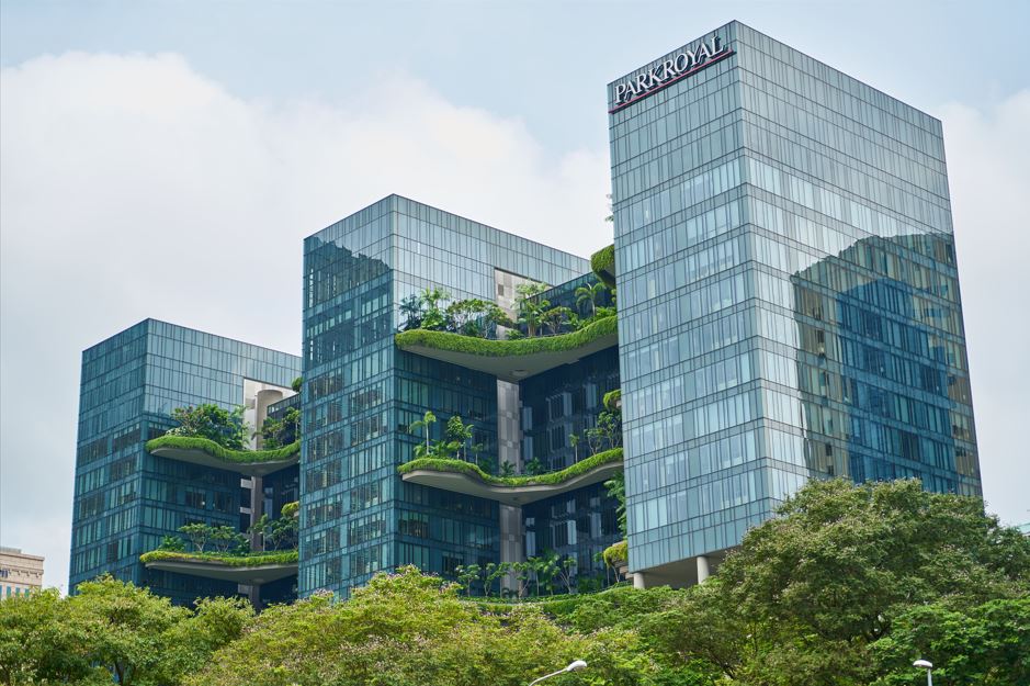 Exterior of Park Royal Hotel in Singapore