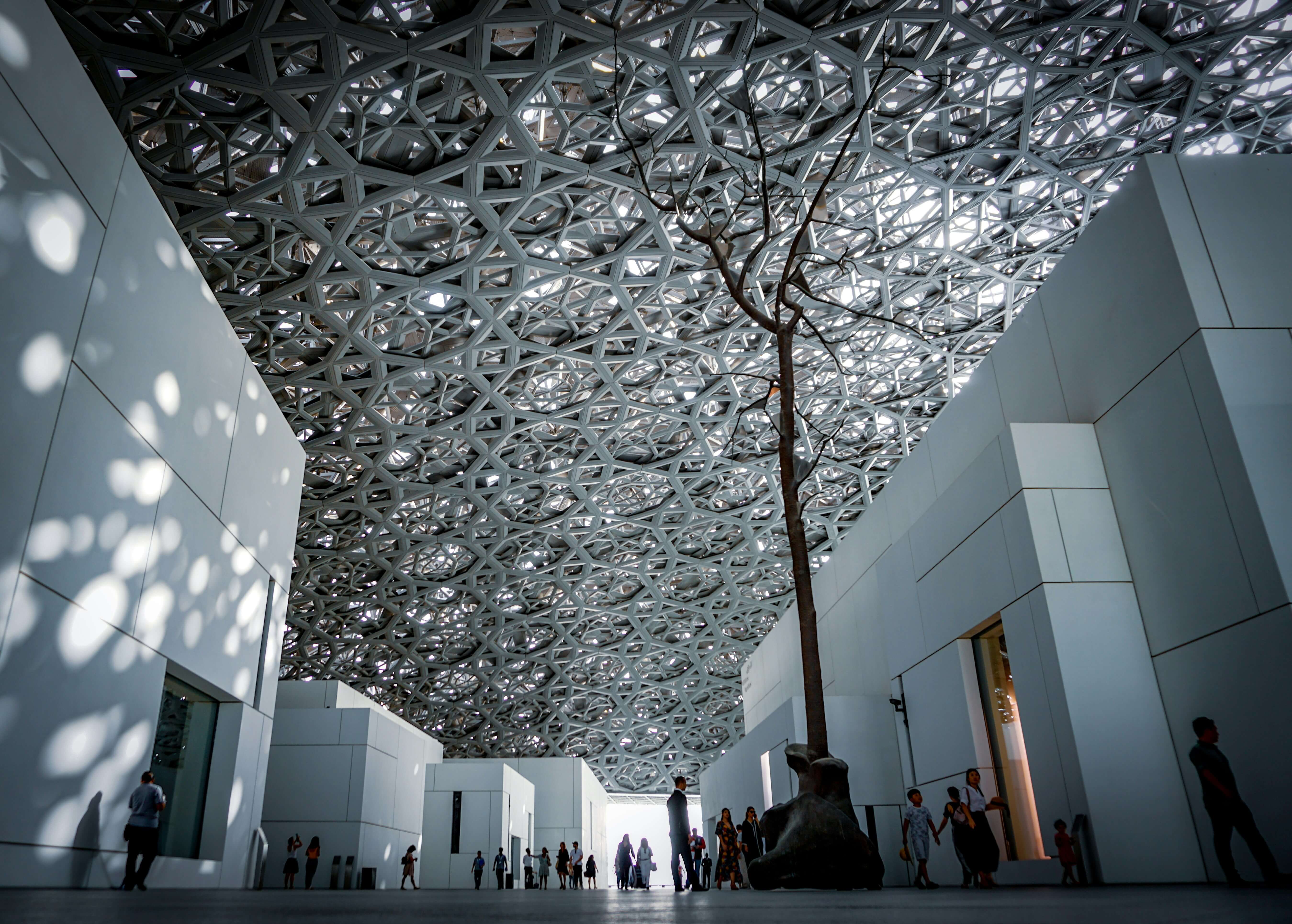 Louvre Museum in Abu Dhabi, Arab Emirates